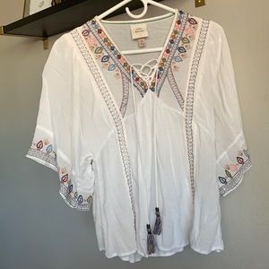 Embroidered blouse